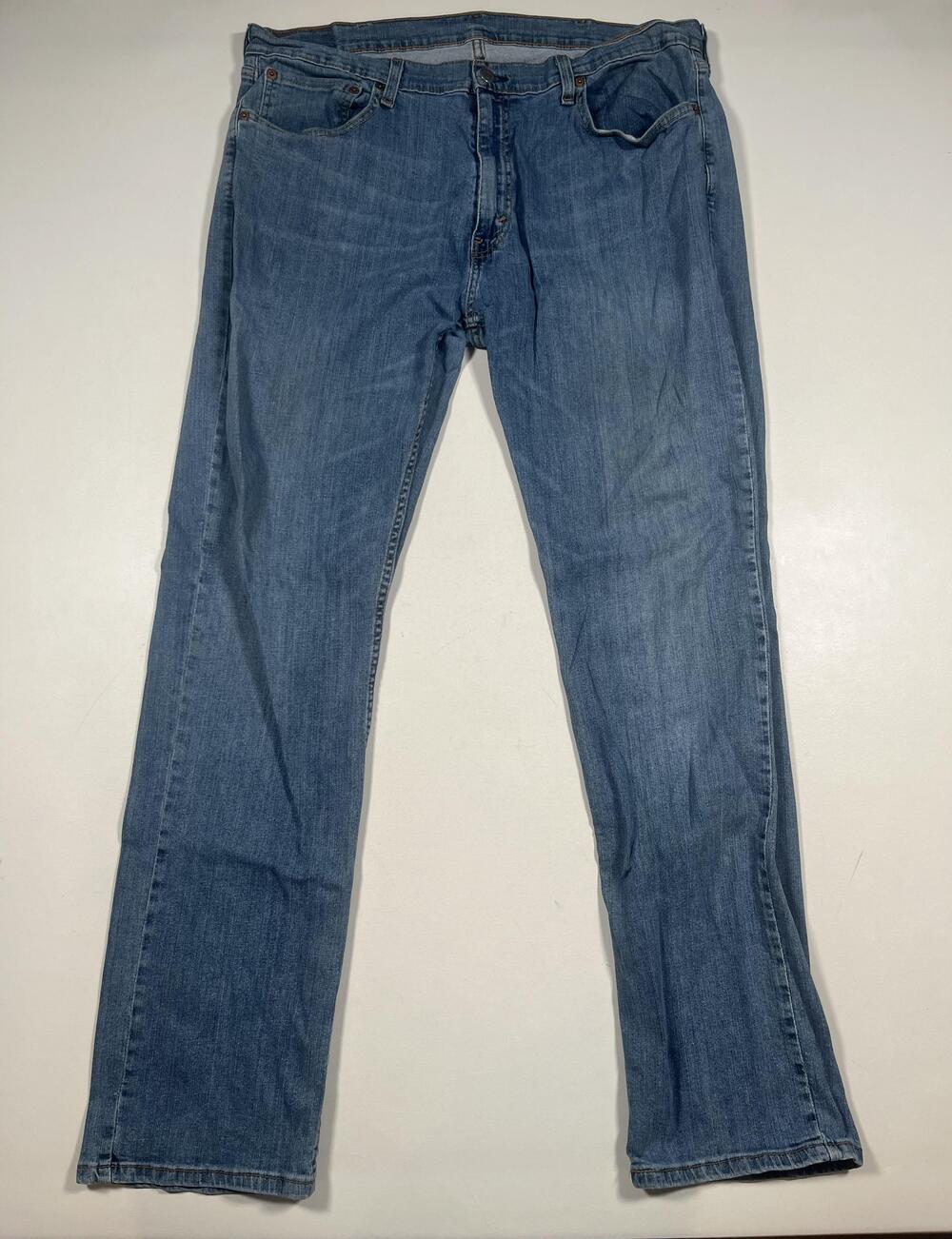 Levis 559 Jeans Mens 38x34 Blue Medium Wash Denim Relaxed Straight Leg Casual